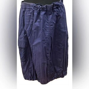 Navy parachute skirt